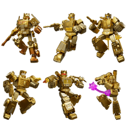 Blokees Transformers X Yearly Version 2025: The Golden Lagoon - Defence (ONLINE ORDER ONLY)