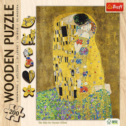 Trefl Wood Craft 200 Piece Wooden Puzzle - Kiss - Gustav Klimt (ONLINE ORDER ONLY)