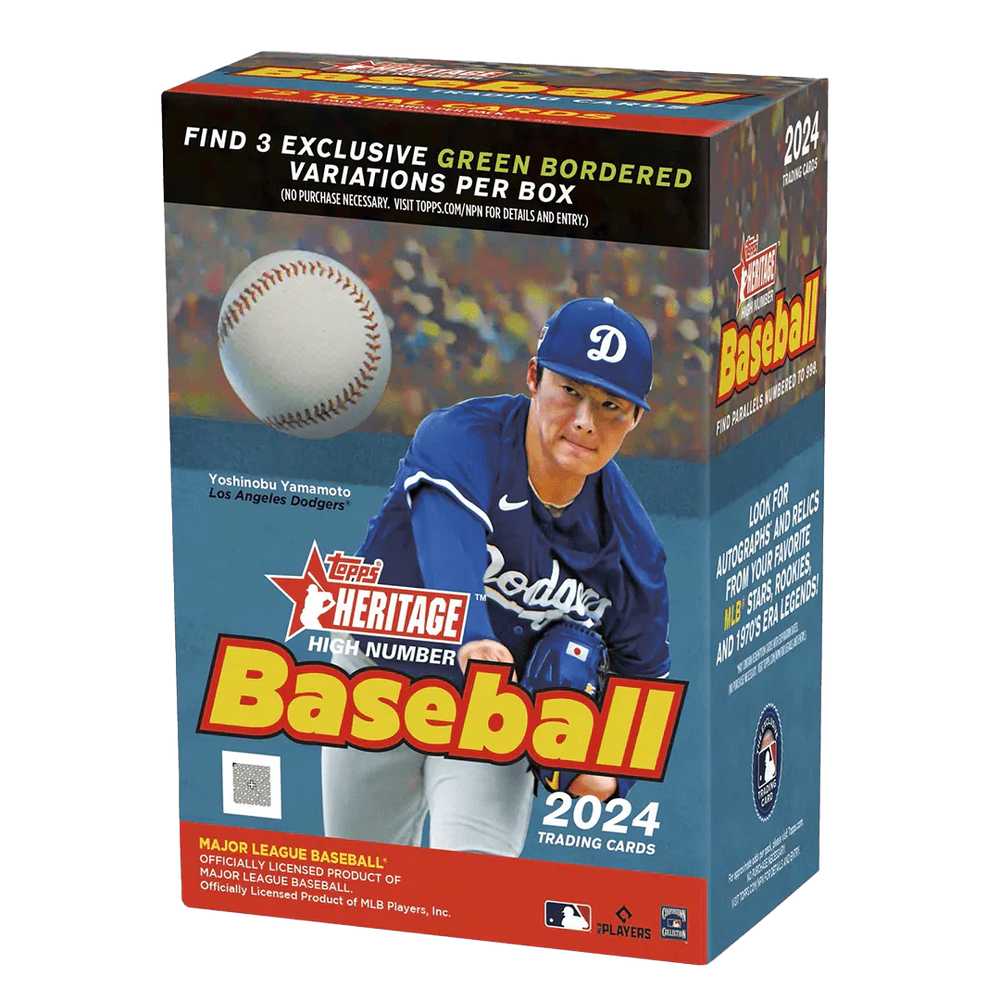 2024 Topps Heritage High Number Baseball - Blaster Box (8 packs) (Online Only)