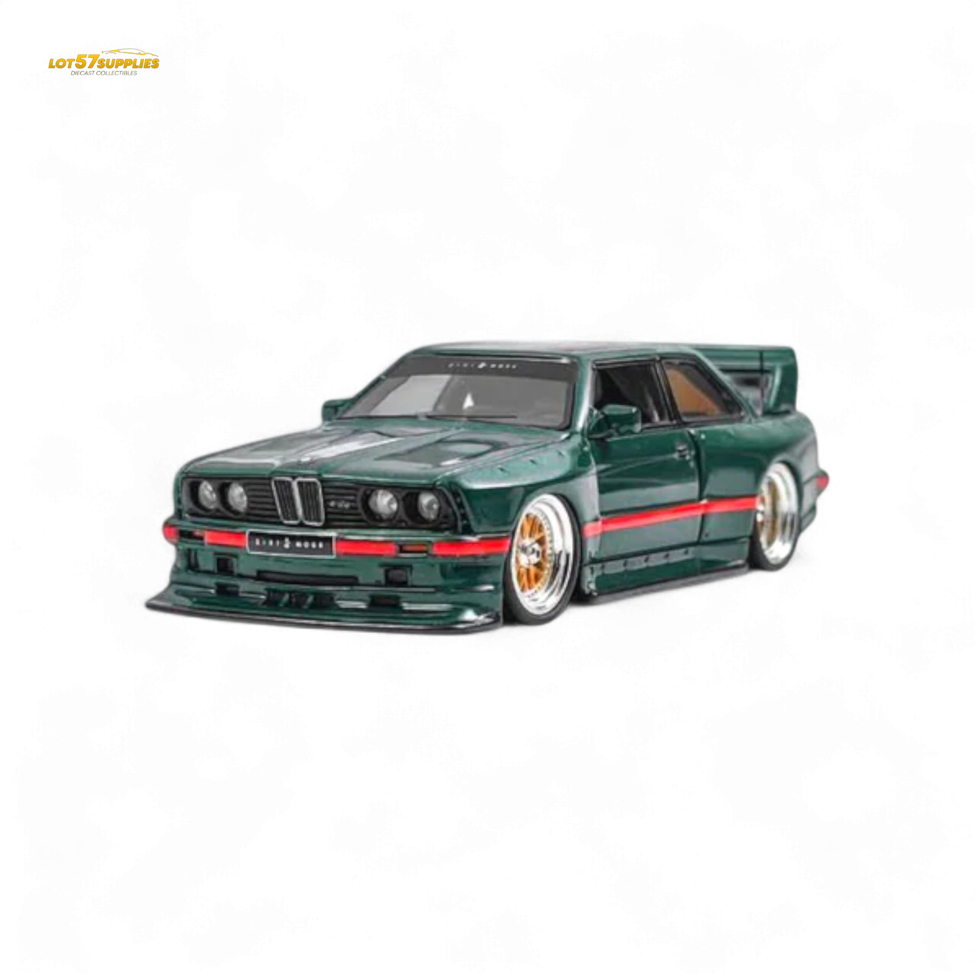 NA BMW E30 Wide-Body Resin Model Green 1:64 (ONLINE ORDER ONLY)
