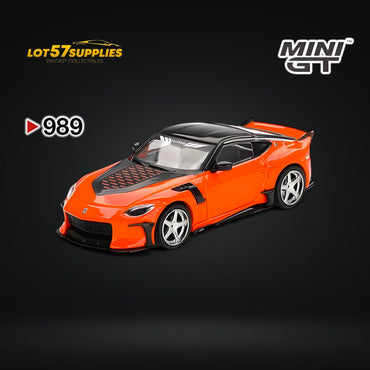 (Pre-Order) Mini-GT Nissan Z VeilSide FFZ400 Orange #989 1:64 (ONLINE ORDER ONLY)