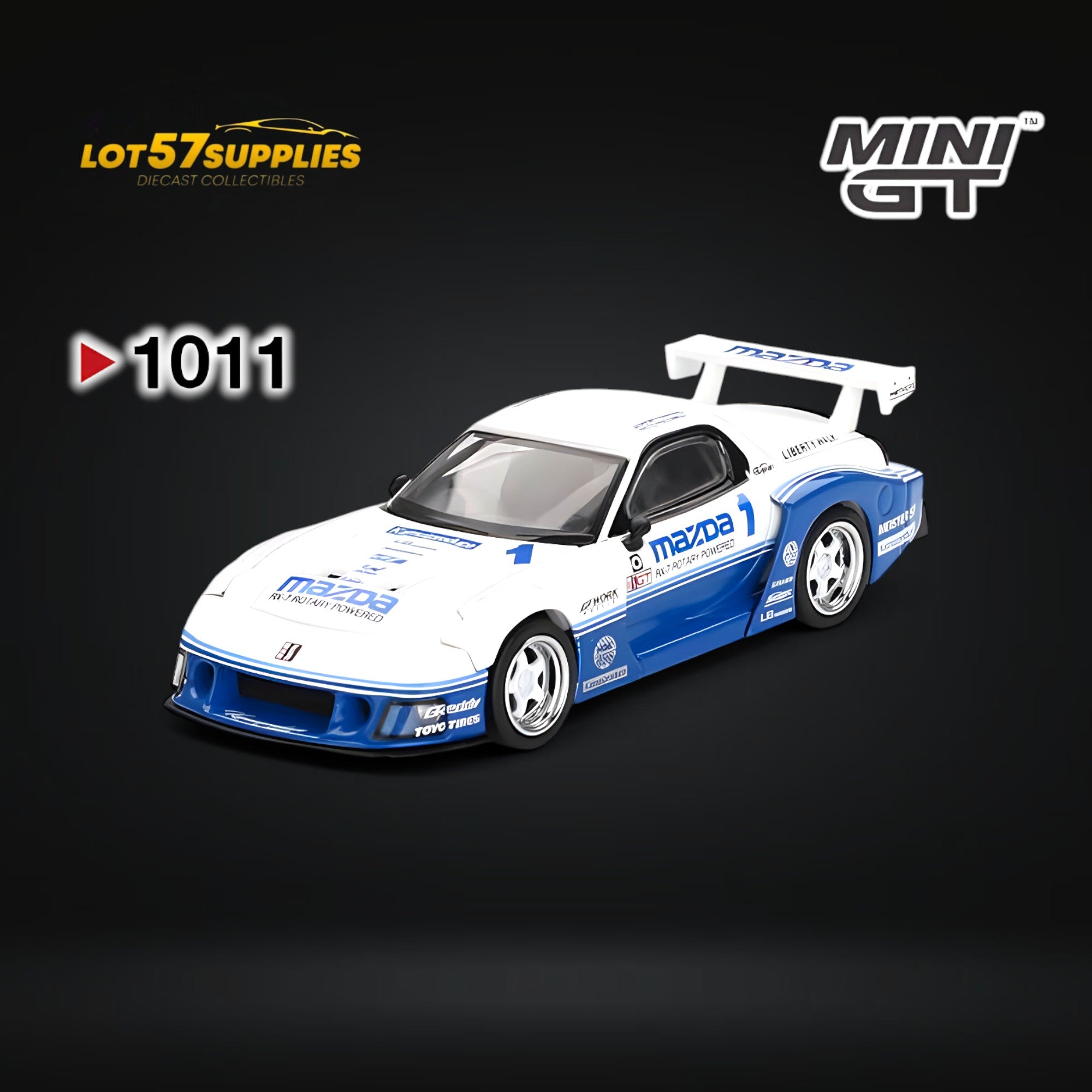 (Pre-Order) Mini-GT MAZDA RX-7 LB-Super Silhouette IMSA #1011 1:64 (ONLINE ORDER ONLY)