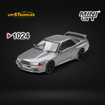 (Pre-Order) Mini-GT Nissan Skyline GT-R (NISMO BNR32 CRS Version) Dark Metal Gray #1024 1:64 (ONLINE ORDER ONLY)