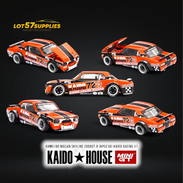 (Pre-Order) Mini-GT x KAIDO Nissan Skyline 2000GT-R (KPGC10) Kaido Racing V1 1:64 (ONLINE ORDER ONLY)