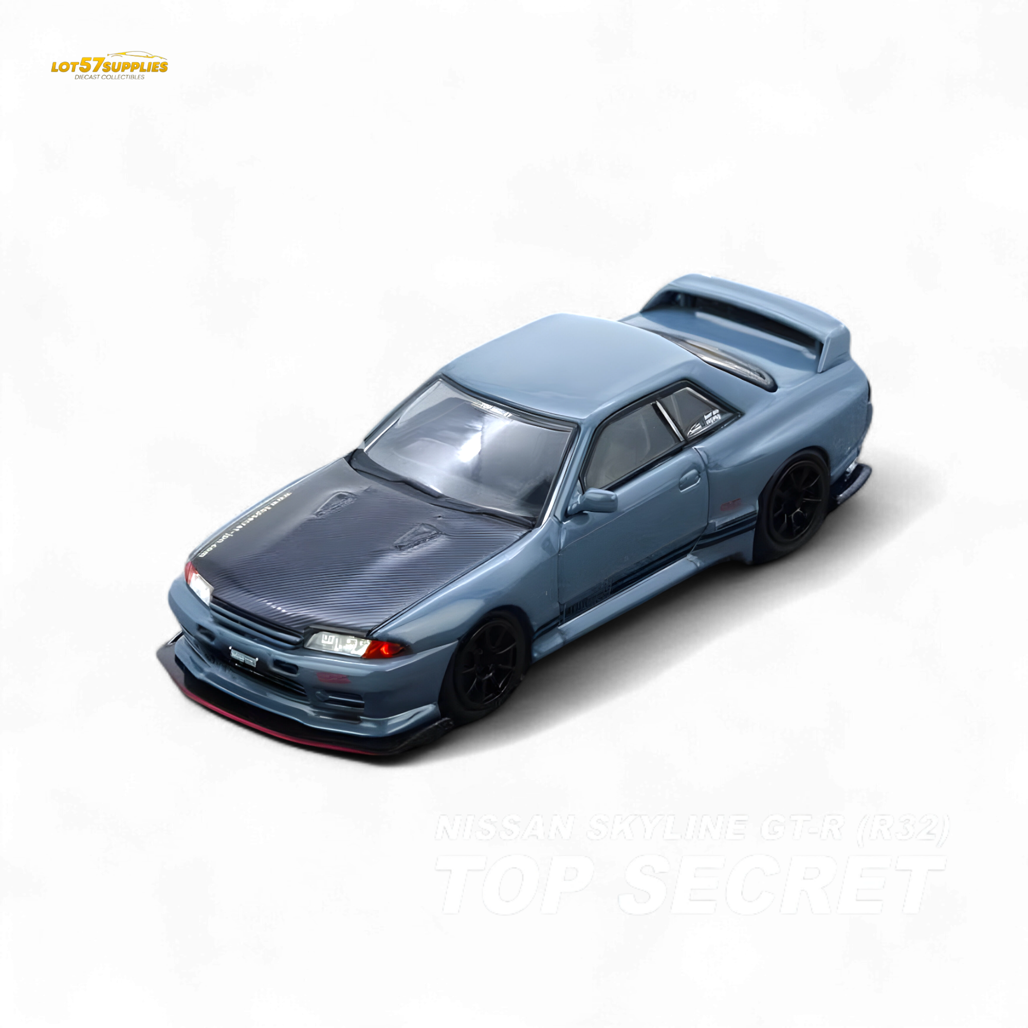 (Pre-Order) INNO64 TOP SECRET R32 GT-R - Stealth Grey 1/64 (ONLINE ORDER ONLY)