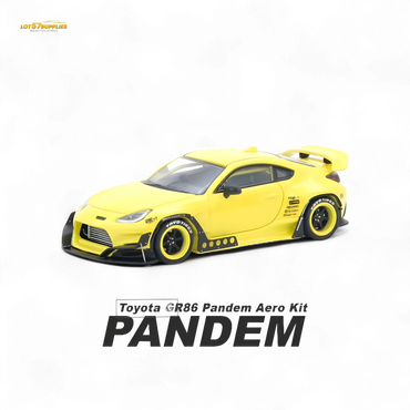 (Pre-Order) INNO64 Toyota GR86 Pandem - Yellow 1/64 (ONLINE ORDER ONLY)