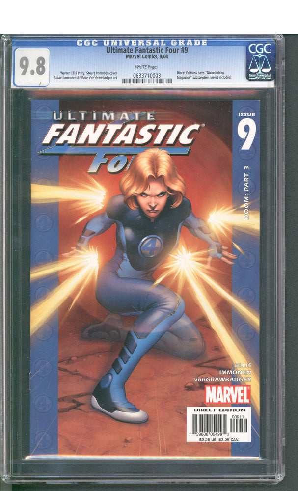 Ultimate Fantastic Four #9 (09/04) Graded CGC 9.8 (Online Order Only)