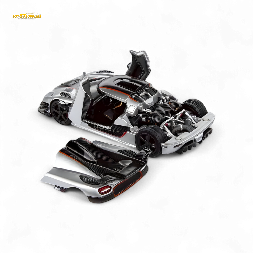 (Pre-Order) DEMON KING Koenigsegg ONE:1 - Silver 1:64 (ONLINE ORDER ONLY)
