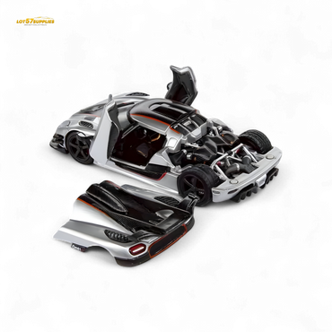 (Pre-Order) DEMON KING Koenigsegg ONE:1 - Silver 1:64 (ONLINE ORDER ONLY)