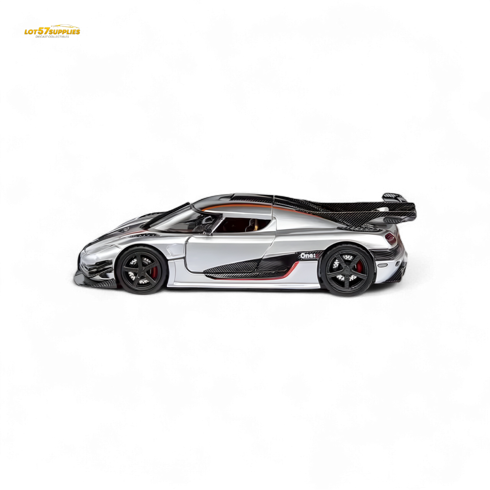 (Pre-Order) DEMON KING Koenigsegg ONE:1 - Silver 1:64 (ONLINE ORDER ONLY)