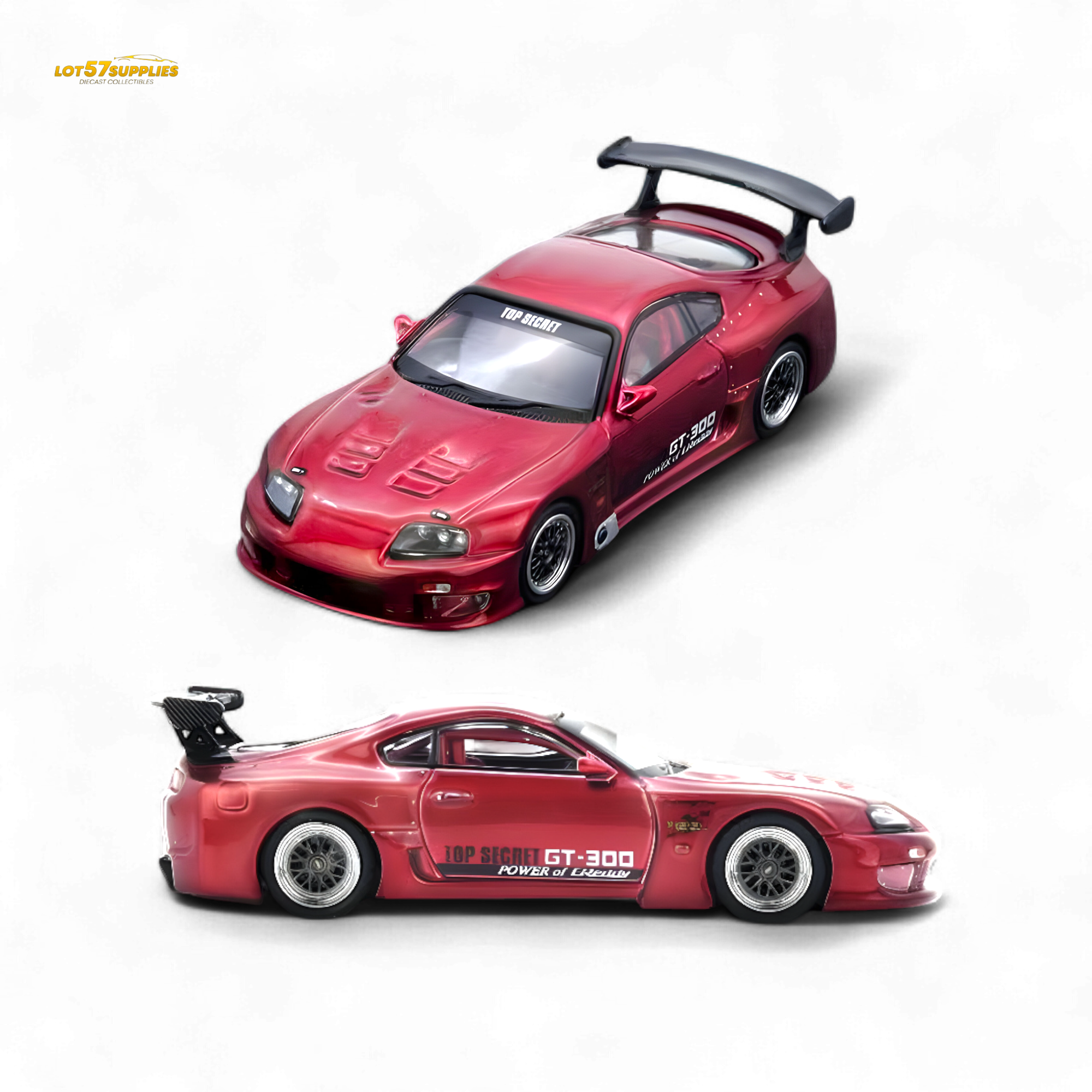 (Pre-Order) INNO64 Toyota Supra A80 Top Secret - Red 1:64 (ONLINE ORDER ONLY)