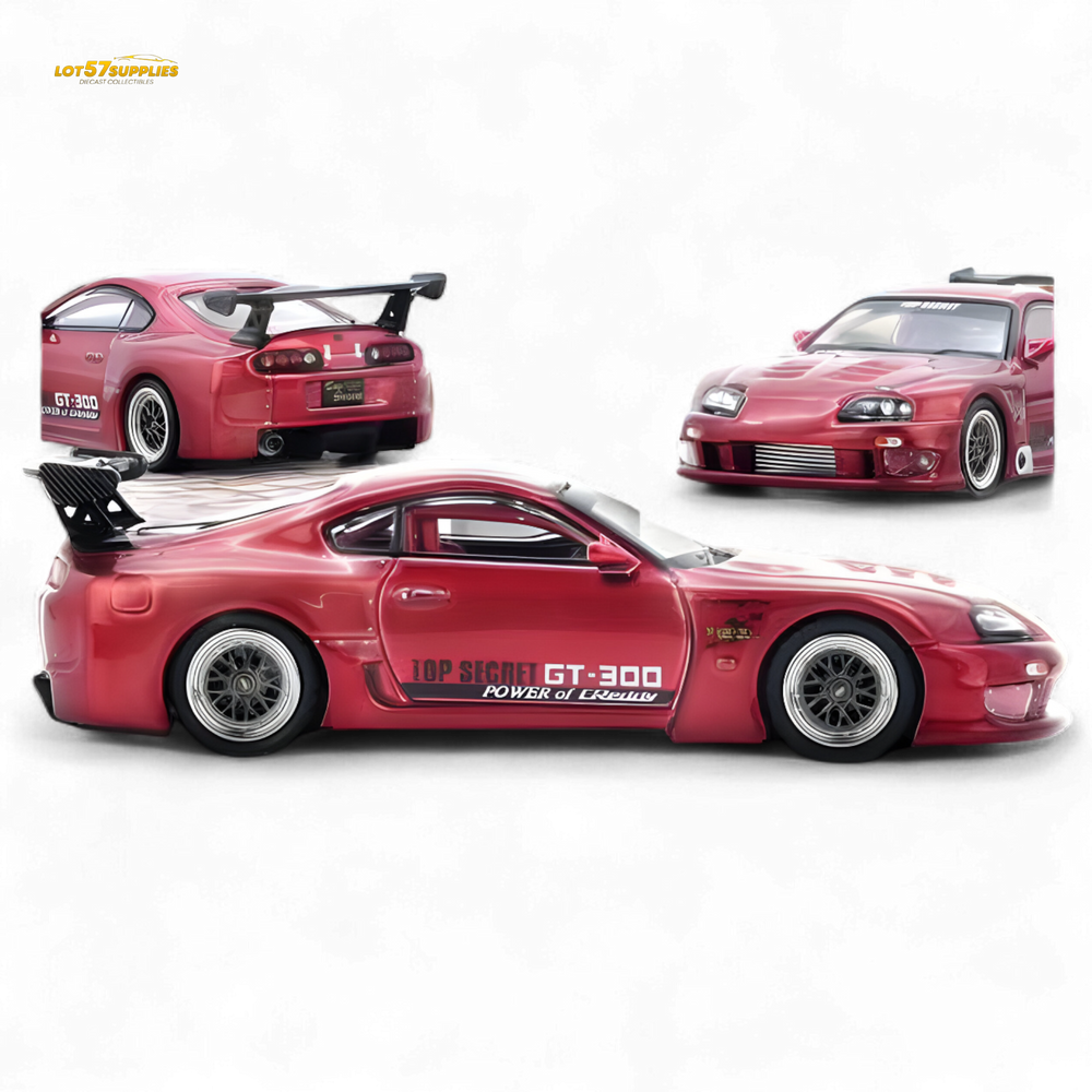 (Pre-Order) INNO64 Toyota Supra A80 Top Secret - Red 1:64 (ONLINE ORDER ONLY)
