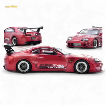 (Pre-Order) INNO64 Toyota Supra A80 Top Secret - Red 1:64 (ONLINE ORDER ONLY)