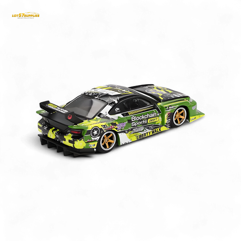(Pre-Order) MINI-GT Nissan LB-Super Silhouette S15 Silvia #555 V2 2024 Formula Drift Japan - 1:64 (Online Order Only)