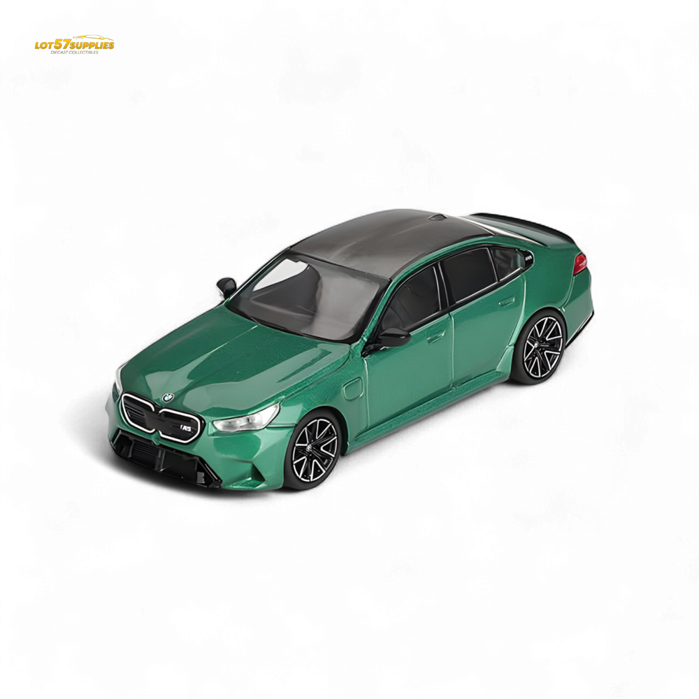 (Pre-Order) Mini-GT BMW M5 (G90) Isle of Man Green Metallic #1086- 1:64 (ONLINE ORDER ONLY)