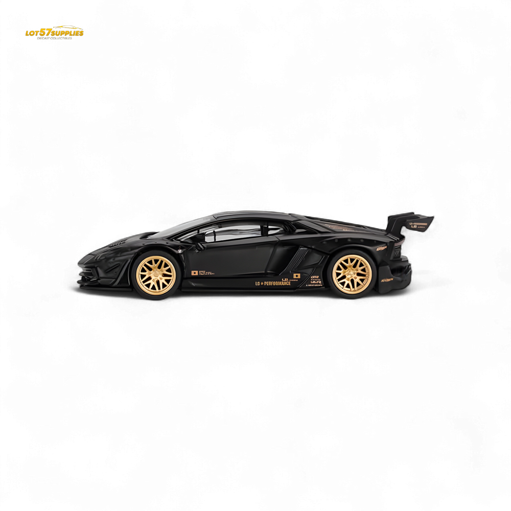 (Pre-Order) Mini-GT LB★WORKS Lamborghini Aventador Limited Edition Matte Black #1087 - 1:64 (ONLINE ORDER ONLY)