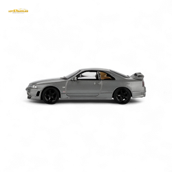 (Pre-Order) Mini-GT Nissan Skyline GT-R (NISMO BCNR33 CRS Version) - Dark Metal Gray 1:64 #1128 (ONLINE ORDER ONLY)