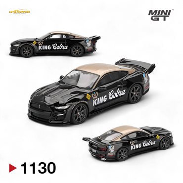 (Pre-Order) Mini-GT Shelby GT500 Dragon Snake Concept - Black/Gold 1:64 #1130 (ONLINE ORDER ONLY)