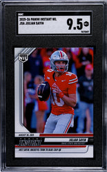Graded 2025 Panini Instant NIL Julian Sayin #JSA Rookie RC Football Card SGC 9.5 Mint (ONLINE ORDER ONLY)