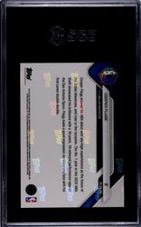 Graded 2025 Topps Now Cooper Flagg #6 Rookie RC Basketball Card SGC 9 Mint