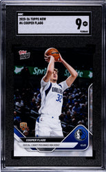 Graded 2025 Topps Now Cooper Flagg #6 Rookie RC Basketball Card SGC 9 Mint