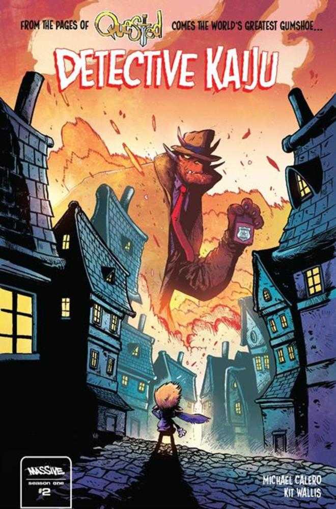 Detective Kaiju #2 (Of 4) Cover A Kit Wallis (ONLINE ORDER ONLY)