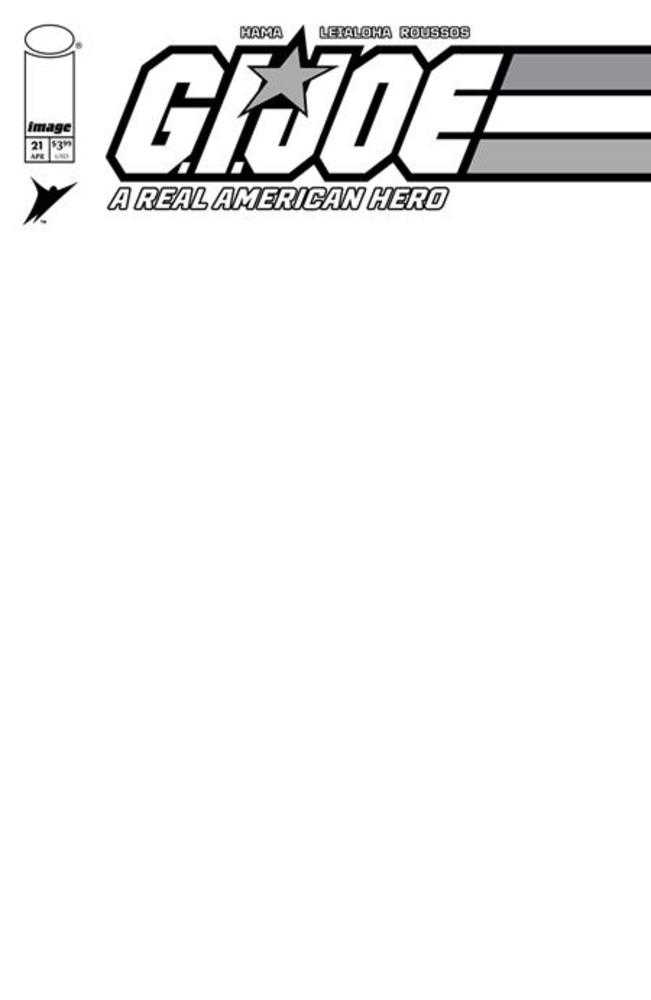 G.I. Joe A Real American Hero Silent Missions Edition #21 Cover E Blank Sketch Variant (Online Order Only)