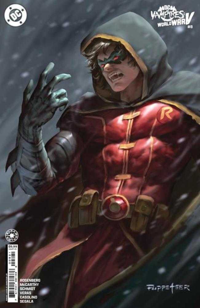 DC vs Vampires World War V #8 (Of 12) Cover C Puppeteer Lee Card Stock Variant (Online Order Only)