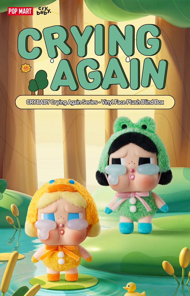 [IN STOCK] POPMART CRYBABY Crying Again Series - Vinyl Face Plush Blind Box (ONLINE ORDER ONLY)