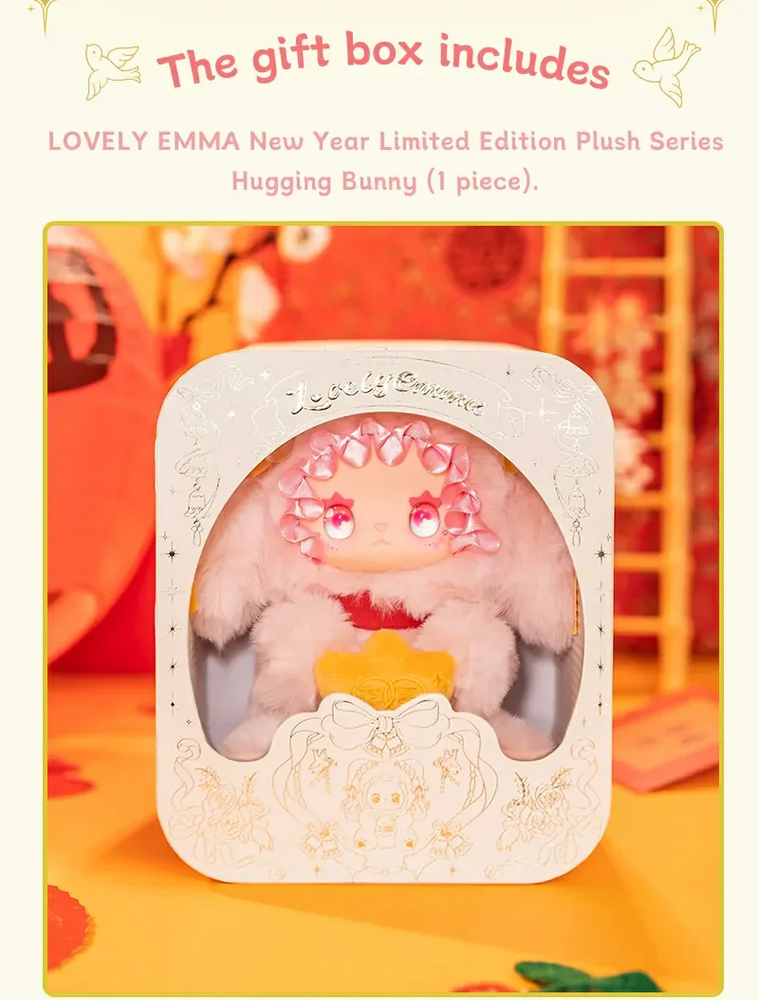 MJ Studio: Lovely Emma Chinese New Year Limited Edition Rabbit Plush (ONLINE ORDER ONLY)