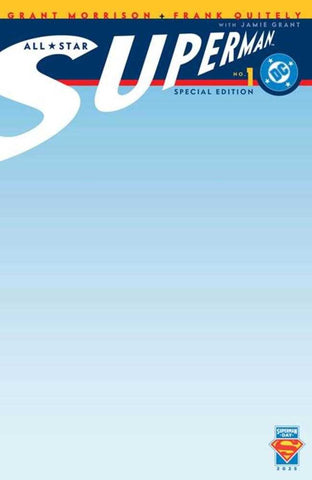 Superman Day 2025 - All-Star Superman #1 Cover C Blank