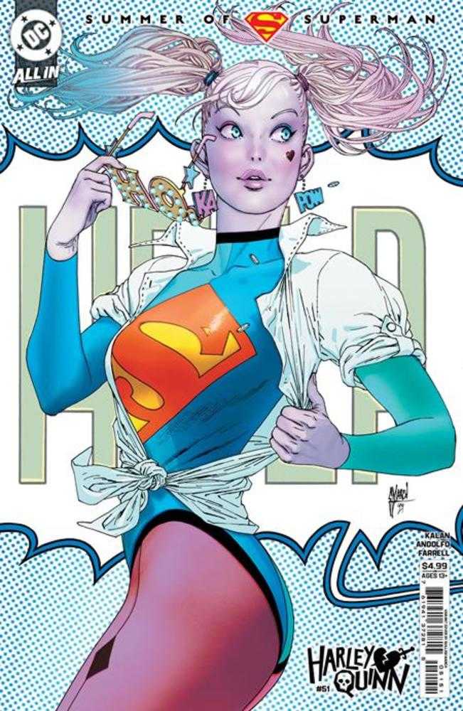 Harley Quinn #51 Cover D Guillem March Supersmash-Up Card Stock Variant (Online Order Only)