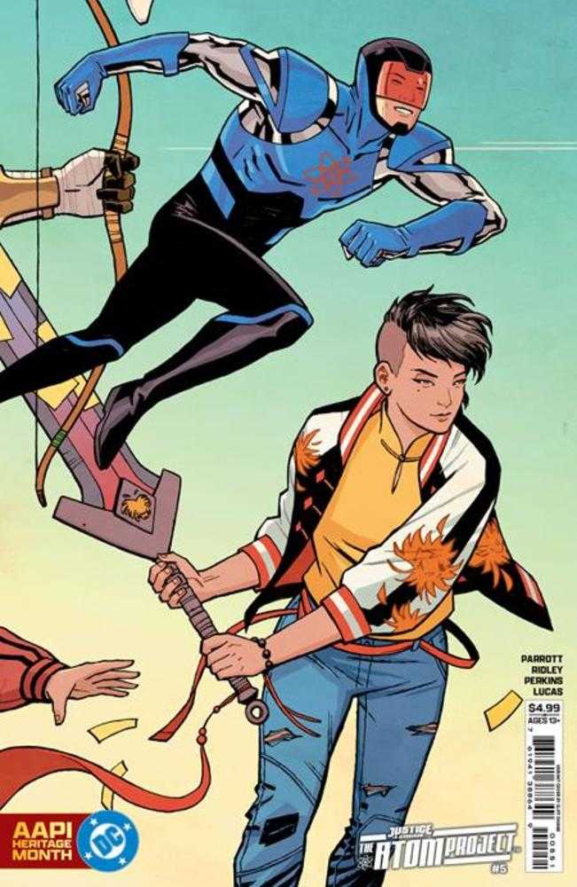 Justice League The Atom Project #5 (Of 6) Cover D Cliff Chiang Aapi Heritage Month Connecting Card Stock Variant (Online Order Only)