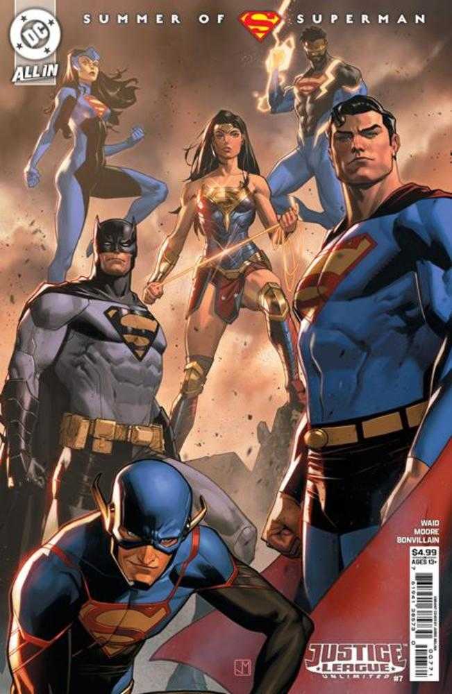 Justice League Unlimited #7 Cover E Jorge Molina Supersmash-Up Card Stock Variant (We Are Yesterday) (Online Order Only)