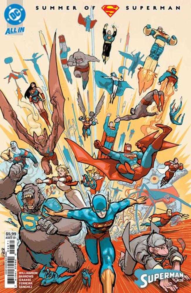 Superman #26 Cover E Riley Rossmo Supersmash-Up Card Stock Variant (Online Order Only)