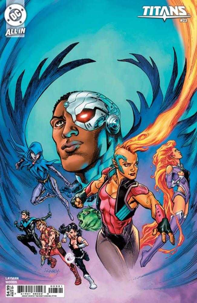 Titans #23 Cover B Tom Raney Card Stock Variant (Online Order Only)