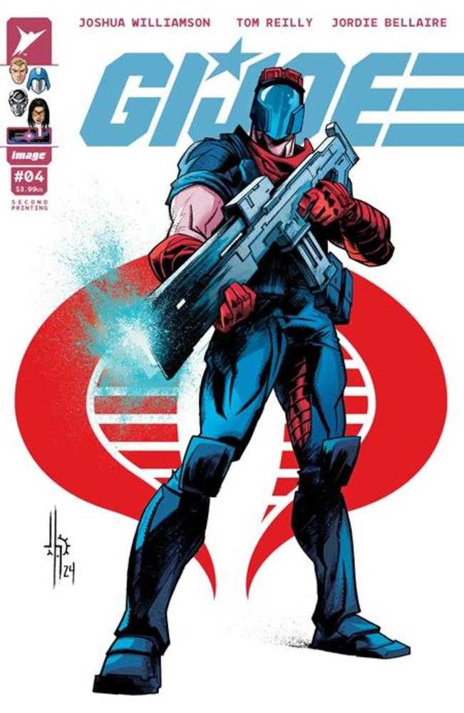 G.I. Joe #4 2nd Print Cover B Jason Howard Cobra Variant (Online Order Only)