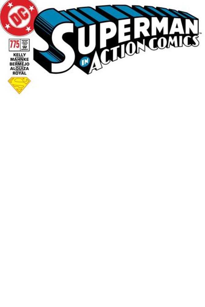 Action Comics #775 Facsimile Edition Cover D Blank Card Stock Variant (Online Order Only)