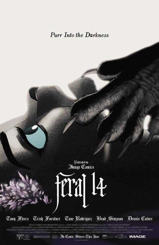 Feral #14 Cover B Trish Forstner & Tony Fleecs Movie Poster Homage Variant (Online Order Only)