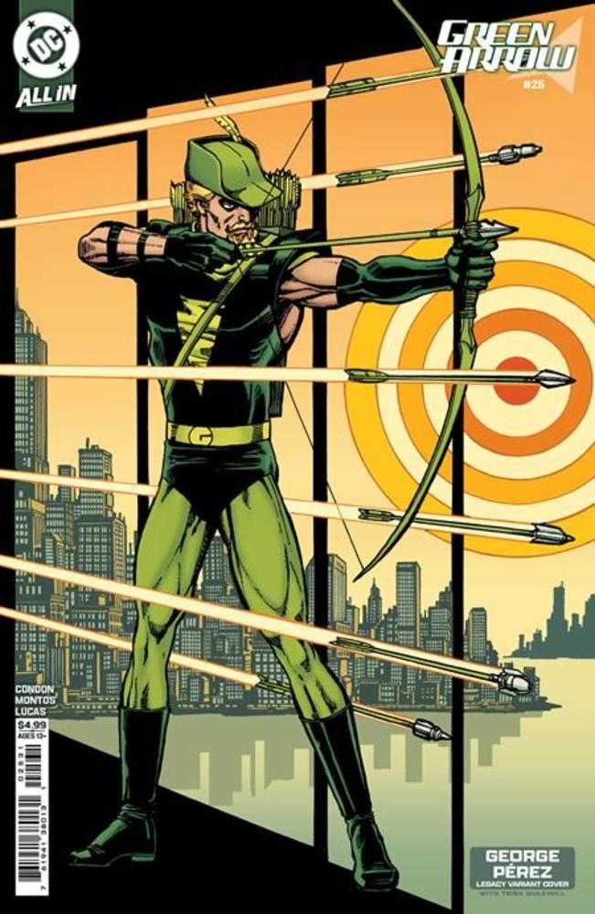Green Arrow #25 Cover D George Perez Legacy Card Stock Variant (Online Order Only)