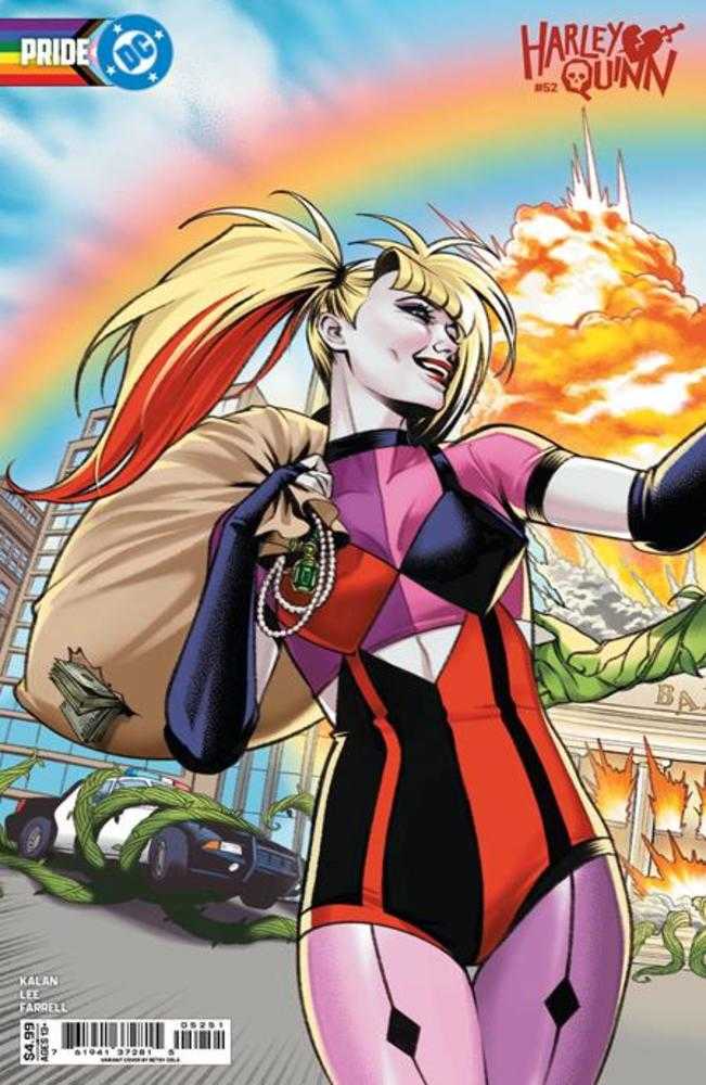 Harley Quinn #52 Cover D Betsy Cola DC Pride Connecting Card Stock Variant (Online Order Only)