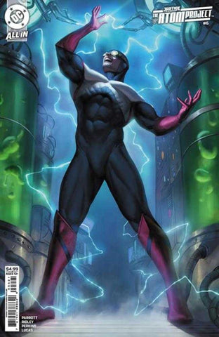 Justice League The Atom Project #6 (Of 6) Cover B Aaron Bartling Card Stock Variant