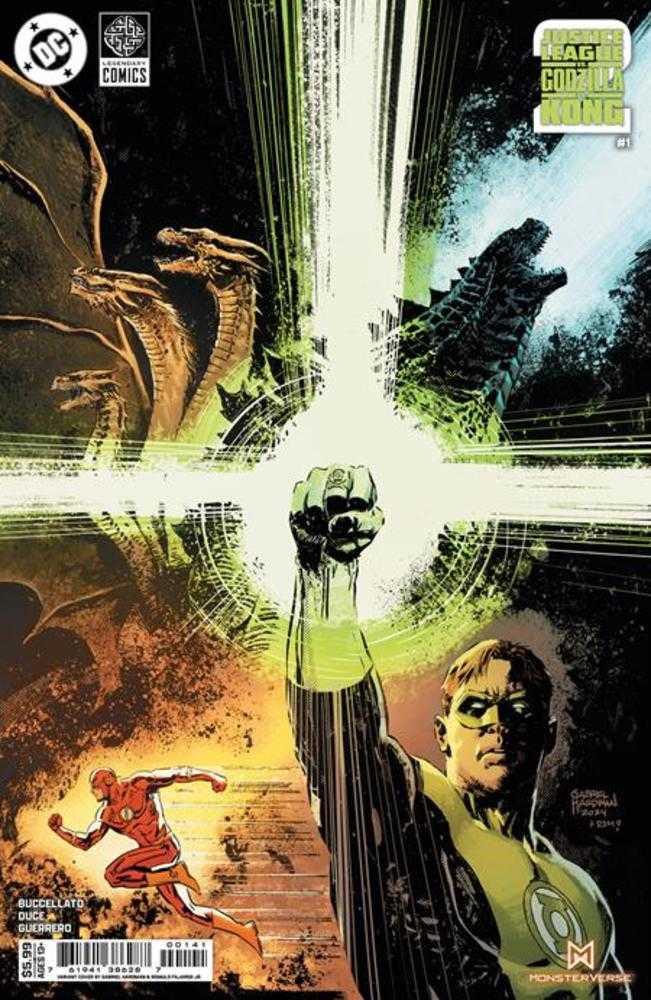 Justice League vs Godzilla vs Kong 2 #1 (Of 7) Cover D Gabriel Hardman Card Stock Variant (Online Order Only)