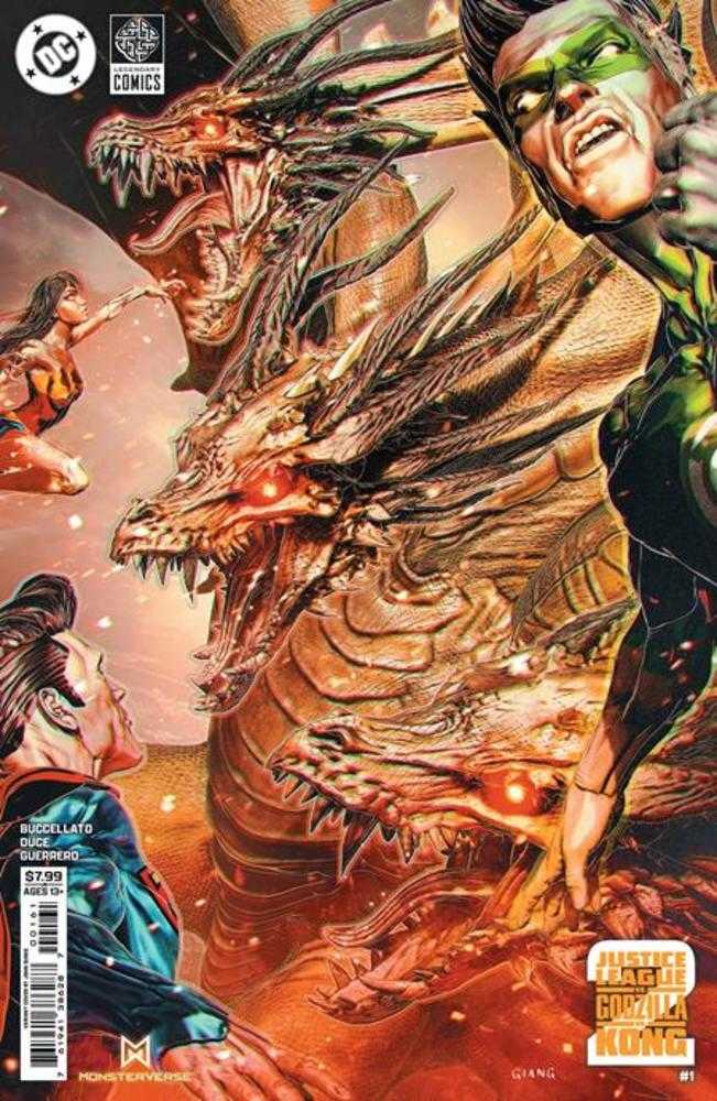 Justice League vs Godzilla vs Kong 2 #1 (Of 7) Cover E John Giang Foil Variant (Online Order Only)