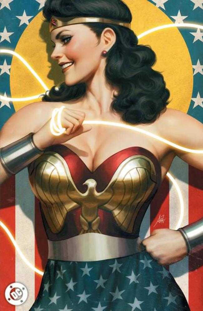 New History Of The DC Universe #1 (Of 4) Cover F Stanley Artgerm Lau Foil Variant (Online Order Only)