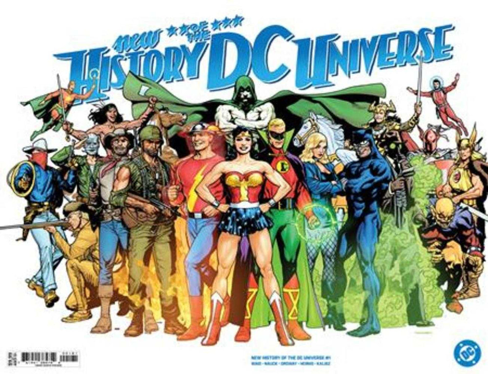 New History Of The DC Universe #1 (Of 4) Cover E Ryan Sook Wraparound Foil Variant (Online Order Only)