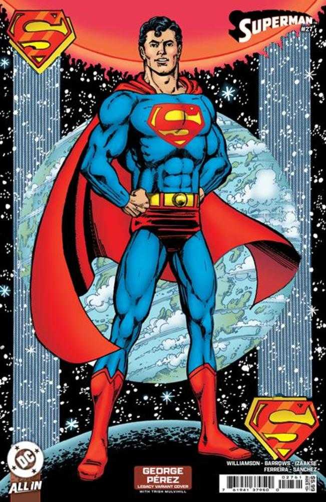 Superman #27 Cover F George Perez Legacy Card Stock Variant (Online Order Only)