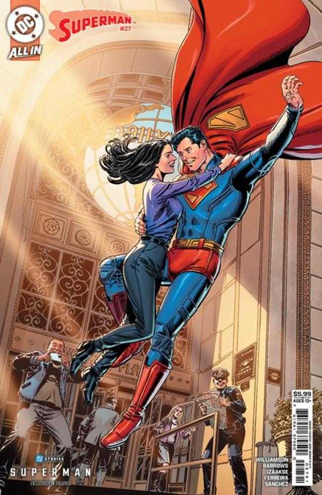 Superman #27 Cover G Jerry Ordway Superman Movie Card Stock Variant (Online Order Only)