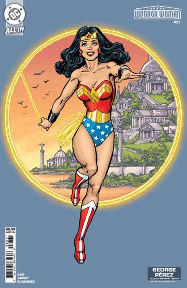 Wonder Woman #22 Cover E George Perez Legacy Card Stock Variant (Online Order Only)