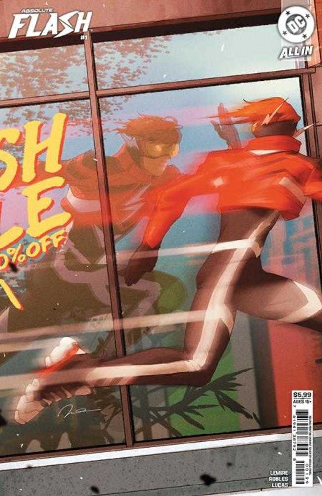Absolute Flash #1 2nd Print Cover B Gerald Parel Card Stock Variant (Online Order Only)